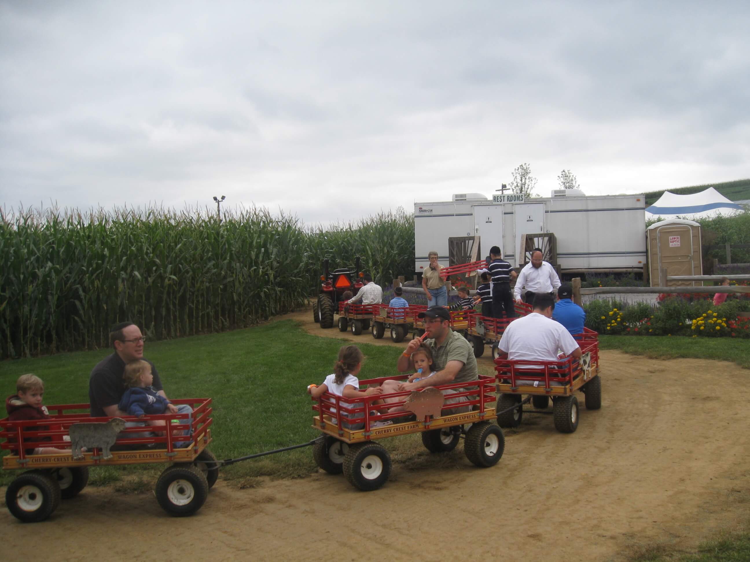 for those tired of the corn maze, they have other small rides